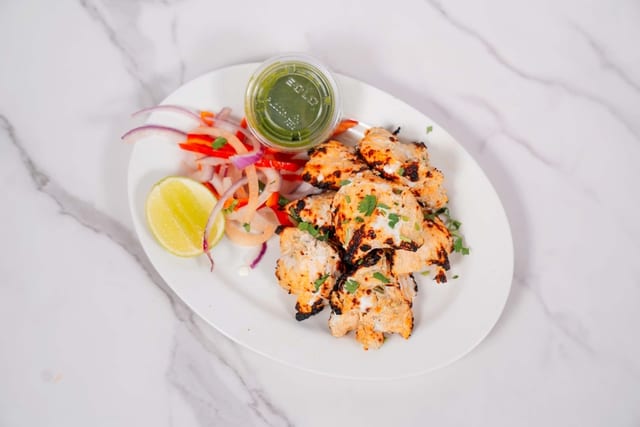 Chicken Reshmi Kebab.