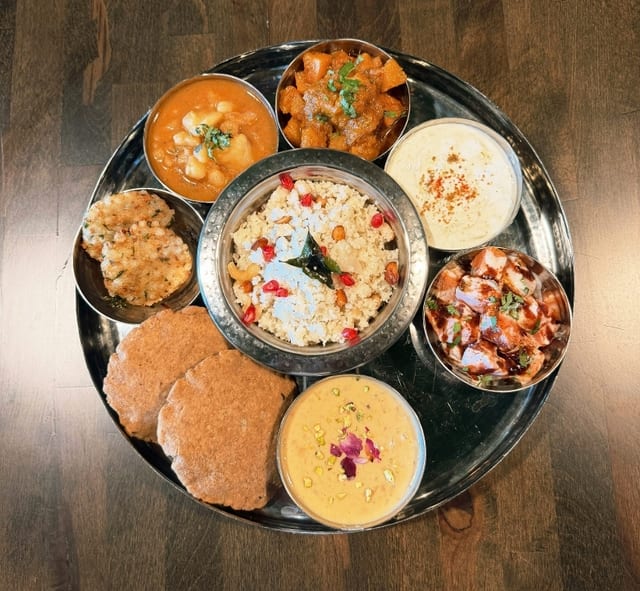 Navratri Satvik Thali.