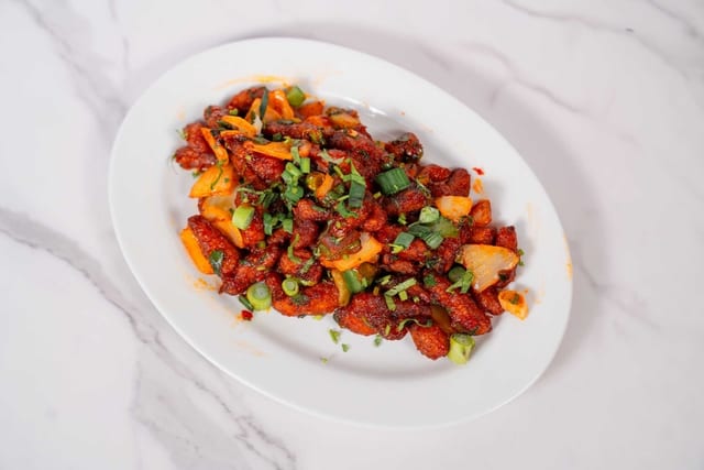 Baby Corn Chili.