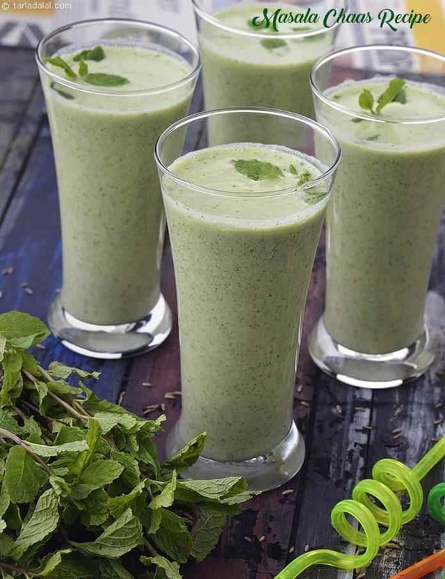 Salty Masala Lassi (Masala Chaas).