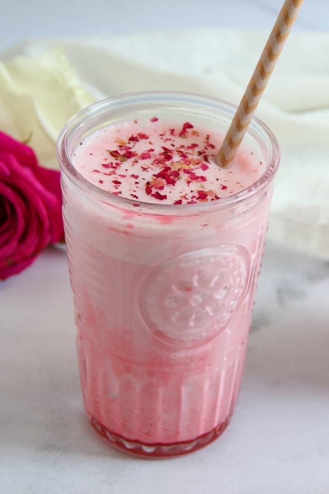 Rosemilk Lassi.
